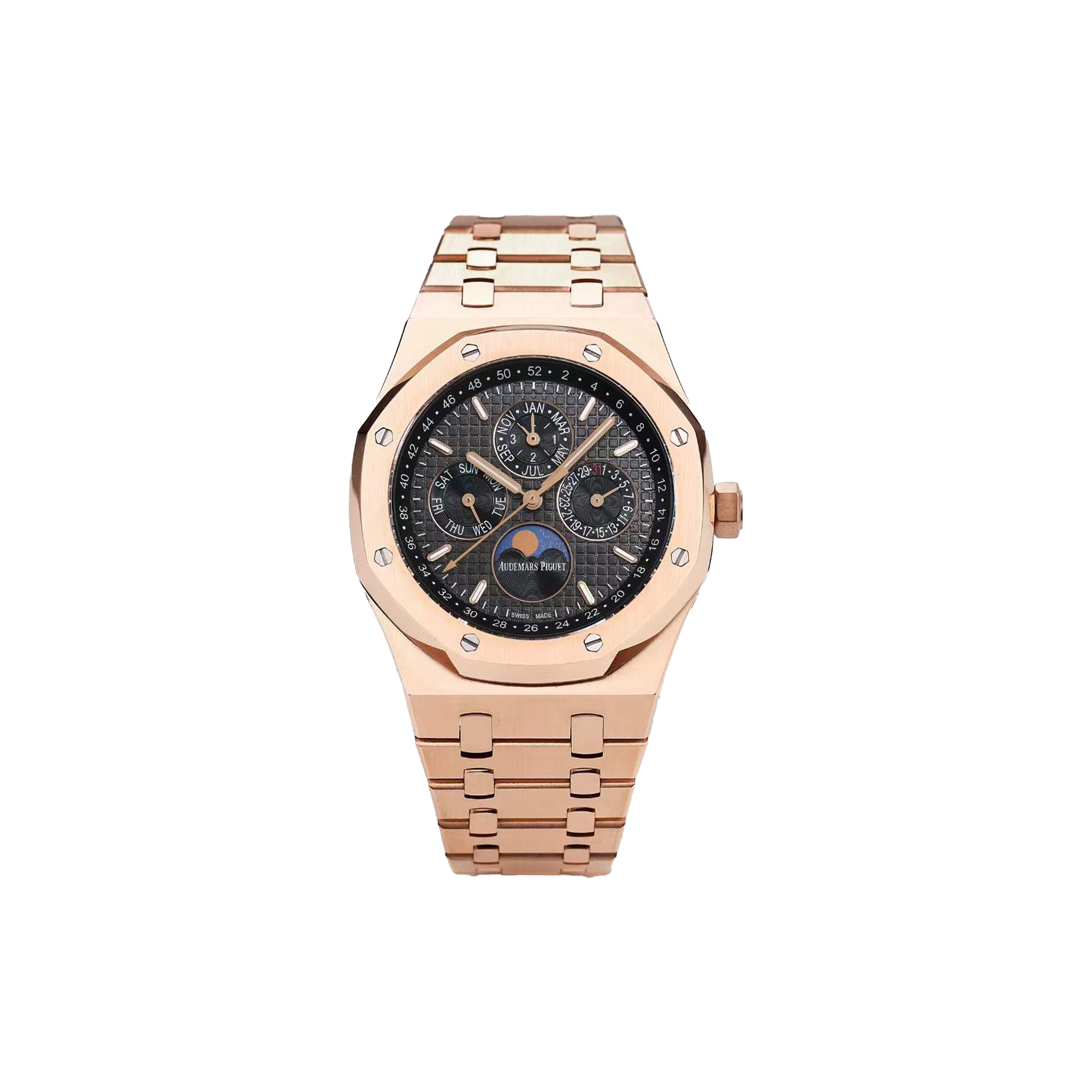audemars P*g*et royal oak perpetual calendar rose gold automatic 26574or.oo.1220or.02